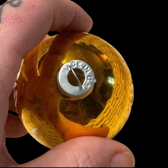 Vintage Atomic Starburst Mercury Glass Ball Ornaments Atomic Star Ornaments - Picture 5 of 10